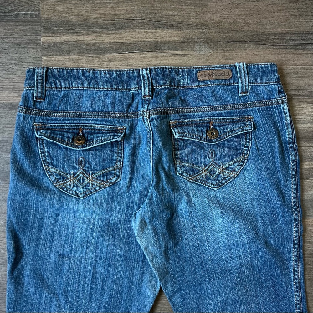 6/$25 Mudd Blue Flare & Wide Leg Jeans - Picture 7 of 9